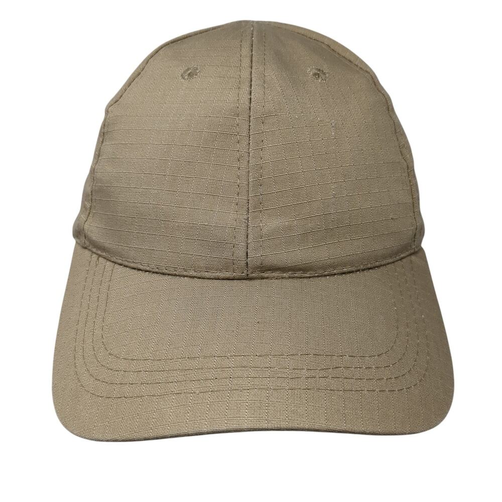 Thunder Strapback Baseball Cap Brown One Size Adjustable 6 Panel Blank